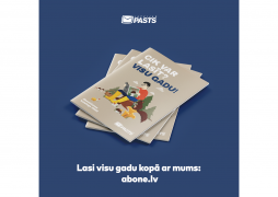 Latvijas Pasts subscription campaign opens on the 1st of October with a call You Can Read All Year Round!, offering 692 periodicals 