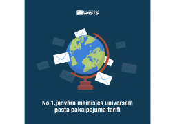 Changes in universal postal service tariffs from the 1st of January 2022