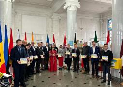 Latvijas Pasts in Kyiv receives words of thanks for ensuring the flow of postal items to Ukraine in wartime 