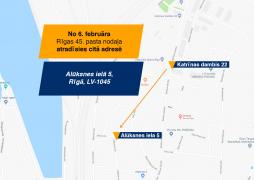 Riga post office No. 45 will welcome customers at a new address and in more comfortable premises from the 6th of February