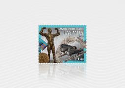 Latvijas Pasts izdod Latvijas Sporta muzejam veltītu pastmarku 