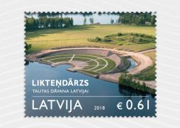  Latvijas Pasts izdod Likteņdārzam veltītu pastmarku