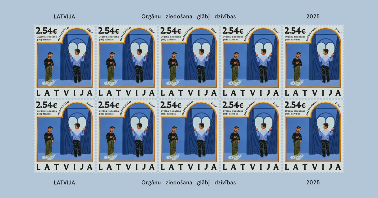 Latvijas Pasts Issues Stamp Promoting Life-Saving Awareness 