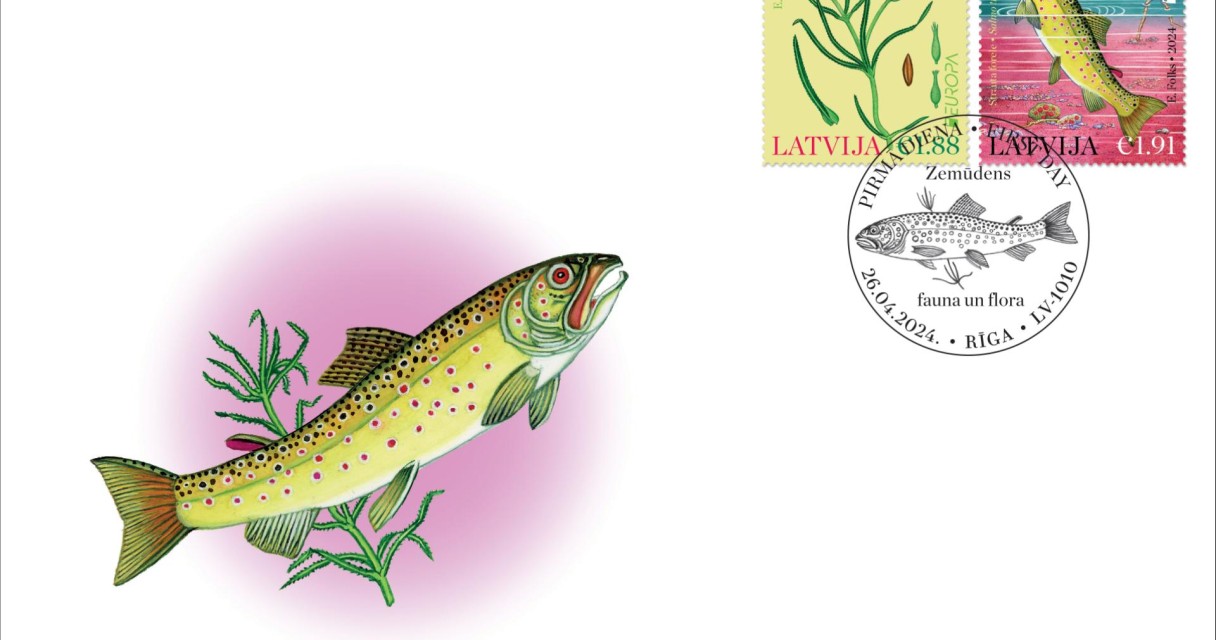 Eiropa2024_aploksne Eiropas vienotās pastmarkas šogad izceļ aizsargājamo zemūdens floru un faunu