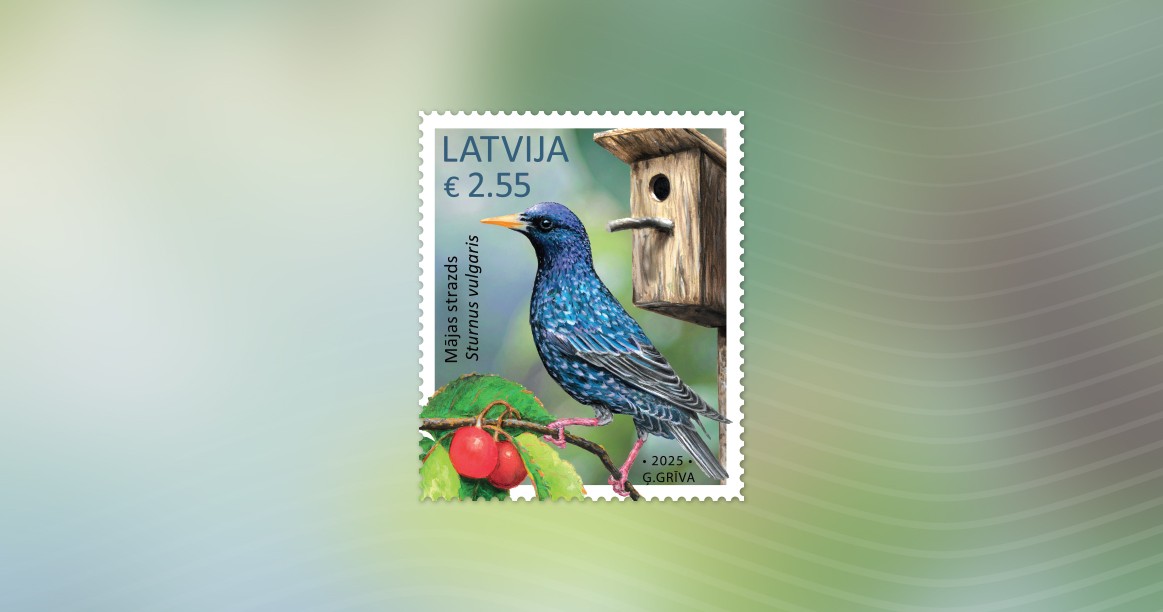 Pastmarka_Majas strazds Latest Stamp Issue Joins Most Popular Series