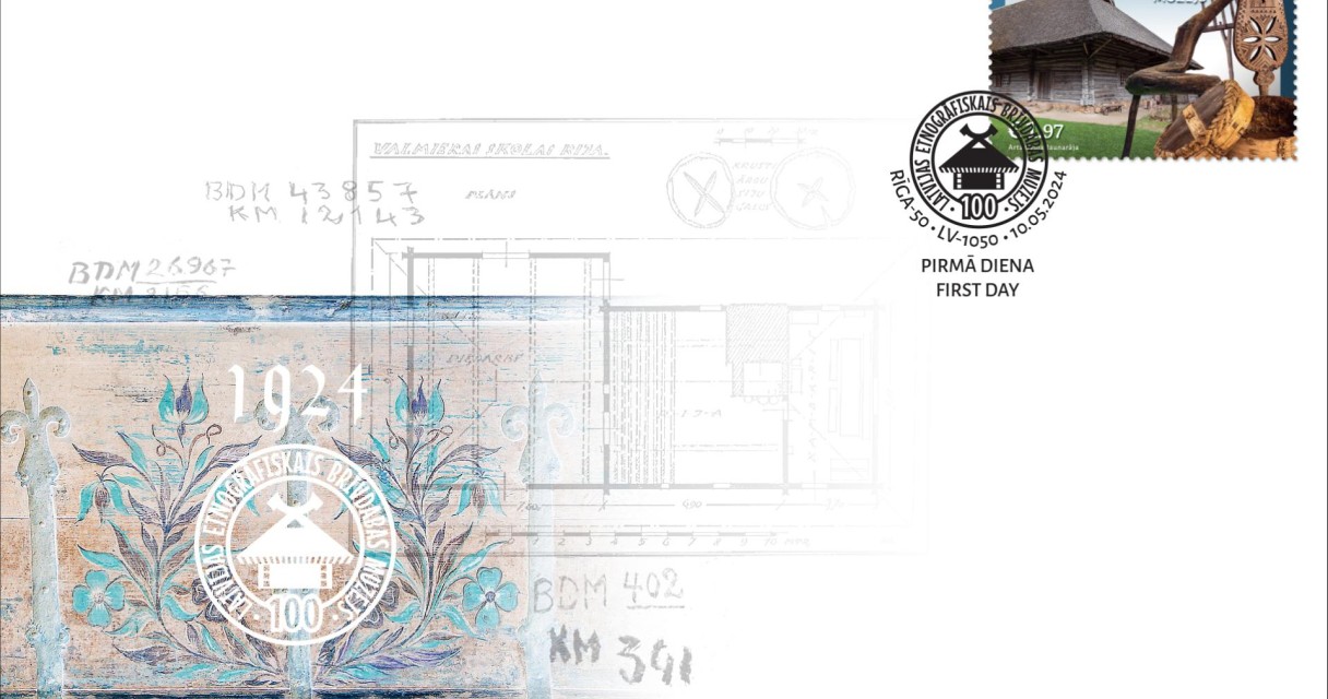 Apl_BrivdabasMuzejs_2024Paraugiem Velta pastmarku Brīvdabas muzeja 100. gadadienai