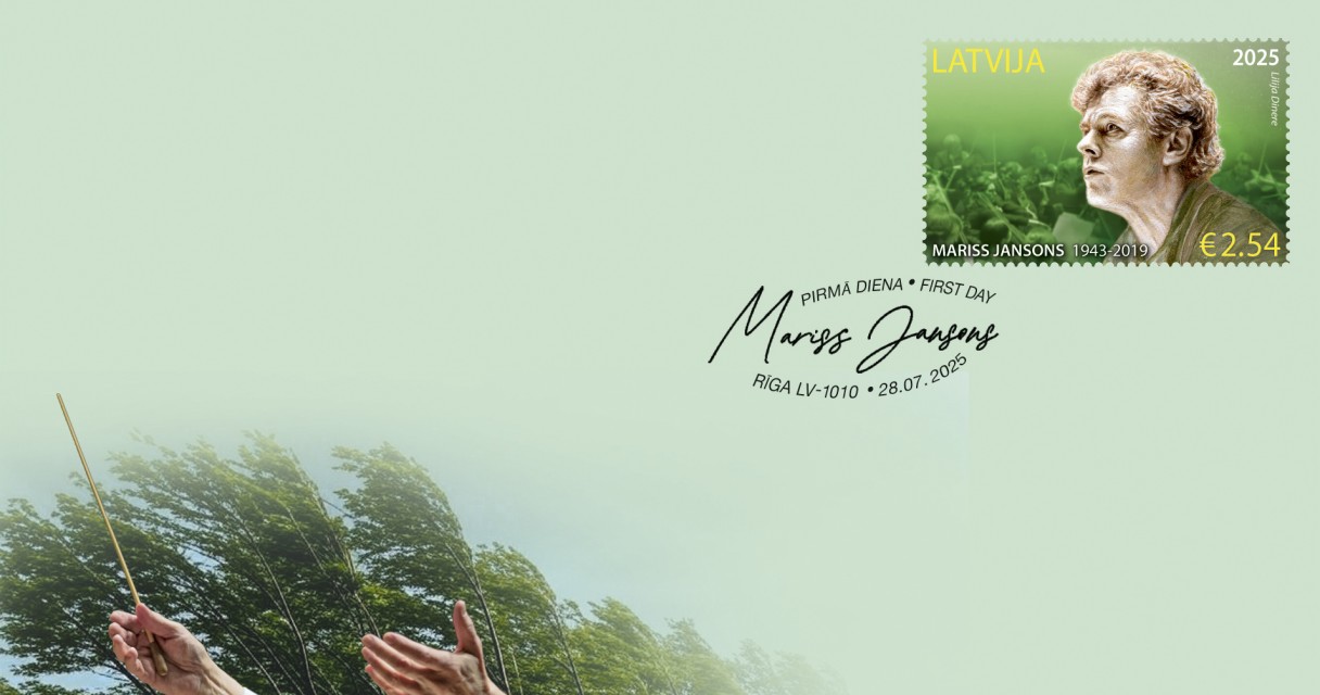 aploksne M.J presei RGB Postage Stamp Honours Mariss Jansons’ Legacy in Latvia and Worldwide