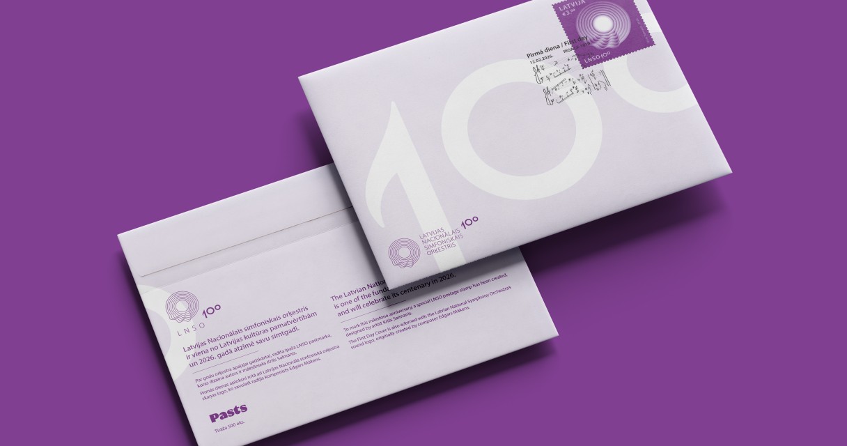 Veltīs pastmarku Latvijas Nacionālā simfoniskā orķestra simtgadei