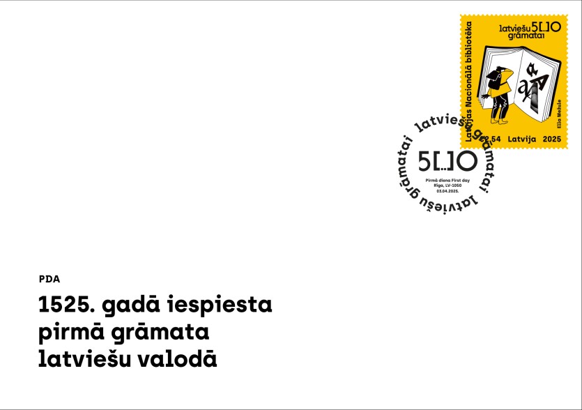 LG500_Aploksne_paraugiem Latvijas Pasts Collaborates with Latvian National Library to Issue “500 Years of Latvian Books” Stamp. Stamp Selection Titled “Stamp = Value Instrument” To Be Unveiled