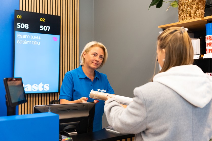 Publicitātes foto_klientu apkalpošana Elejā pasta pakalpojumi būs pieejami pašvaldības telpās