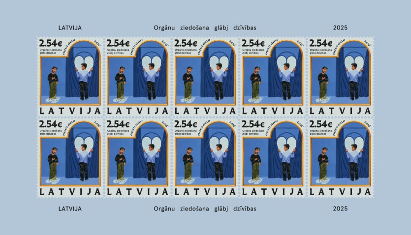 Latvijas Pasts Issues Stamp Promoting Life-Saving Awareness 