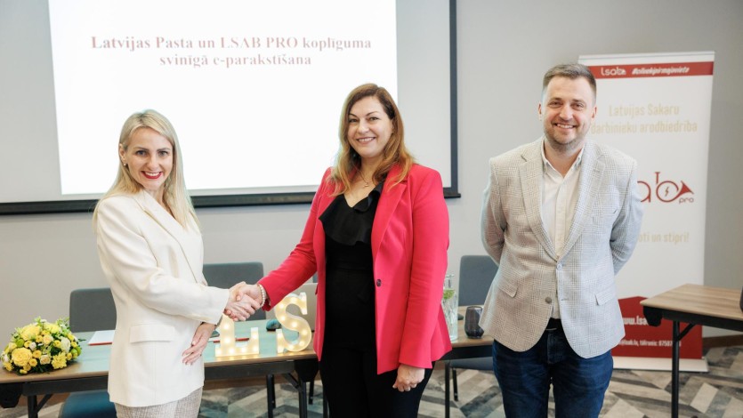 LP LSAB PRO 3 "Latvijas Pasts" un Latvijas Sakaru darbinieku arodbiedrība "PRO" paraksta jaunu Darba koplīgumu