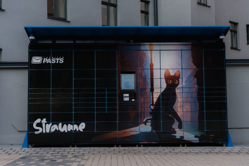 DSC00378 Rīgā atklāts "Straumei" veltīts pakomāts