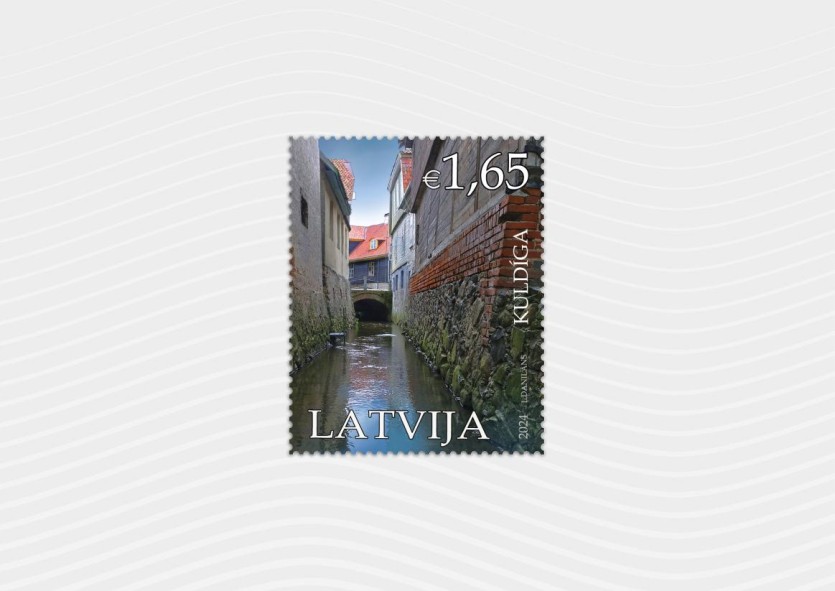 2024-08-14_17_40_52_Kuldiga_20242paraugiem Latvijas Pasts releases a stamp dedicated to Kuldiga