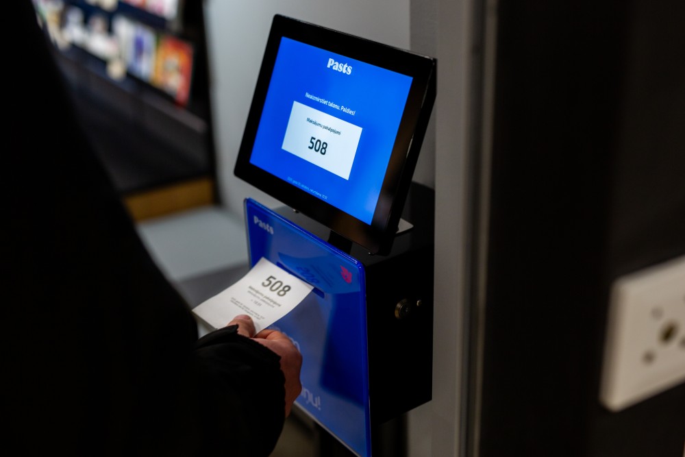 ieejas skats jaunajā klientu centrā