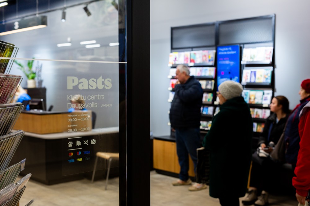 Daugavpils KC 1 ieejas skats jaunajā klientu centrā
