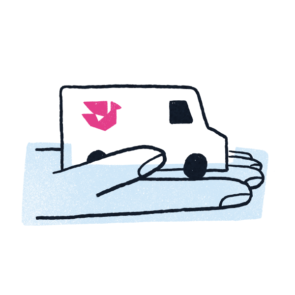 Auto2 Kurjers ar sūtījumu