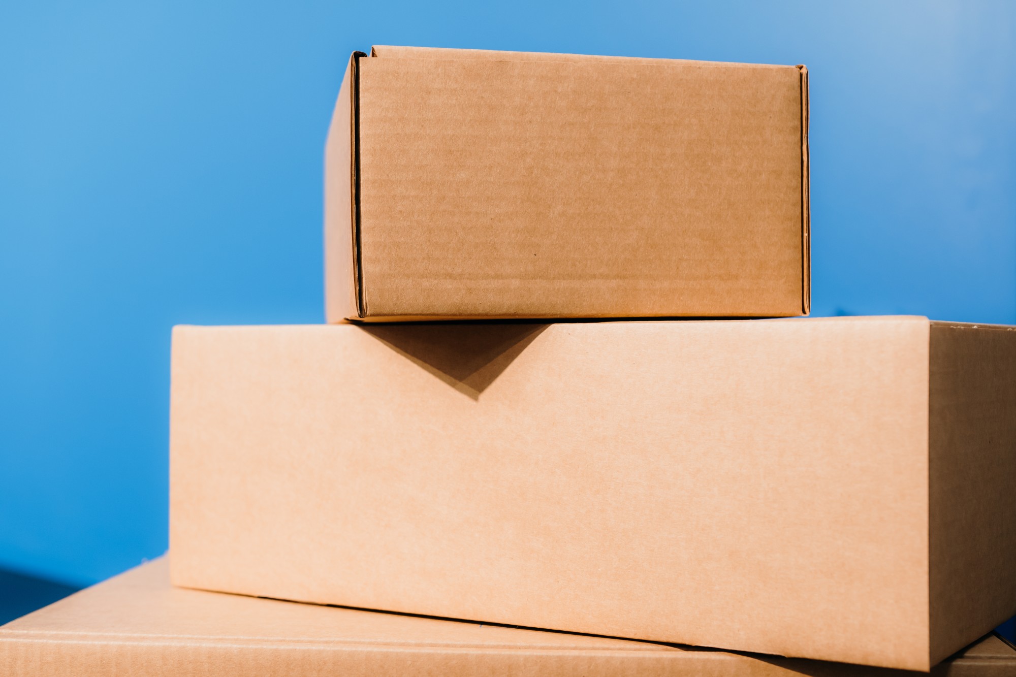 cardboard boxes
