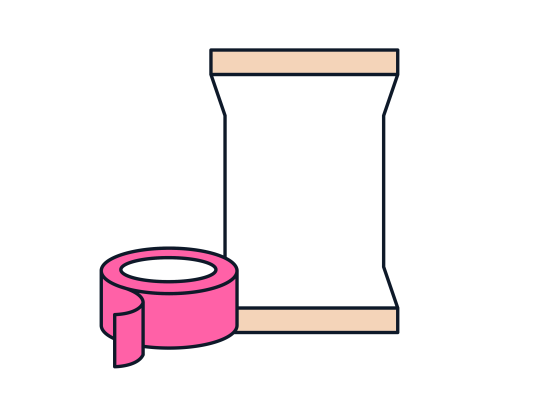 Atbilstoša iepakojuma izvēle ilustrācija