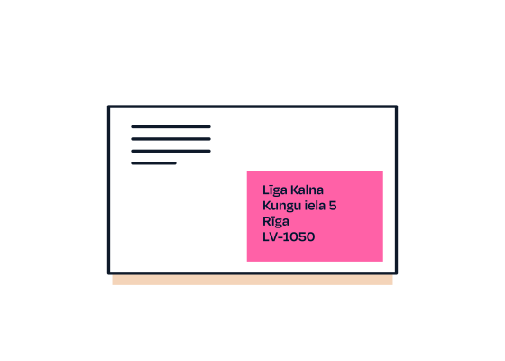 Vēstules ilustrācija
